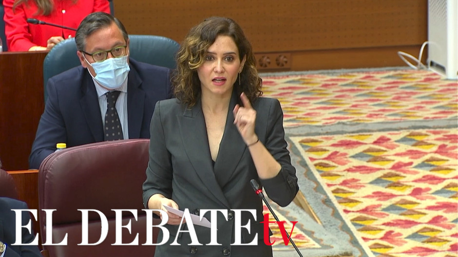 Declaraciones de la presidenta de la Comunidad de Madrid Isabel Díaz Ayuso