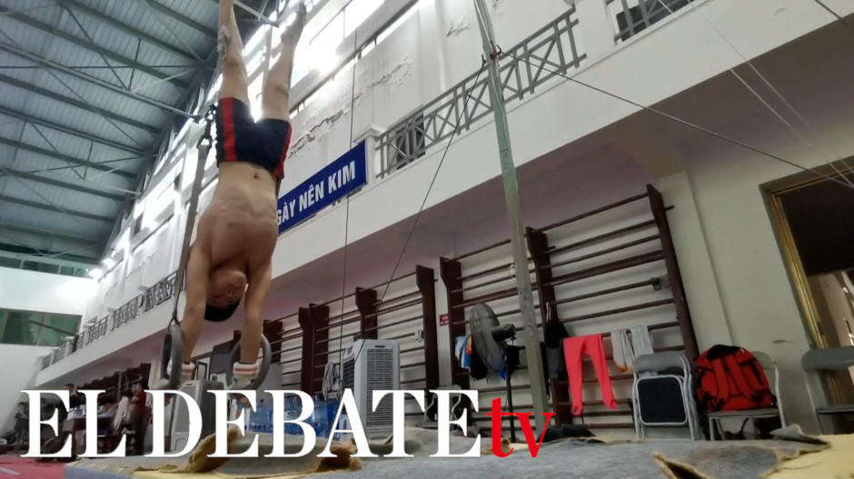Asiático entrenando para los Juegos del Sudeste Asiático de 2022