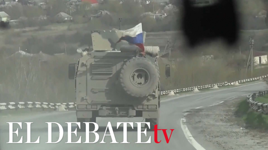Rusia difunde imágenes del avance de tropas en la región de Járkov