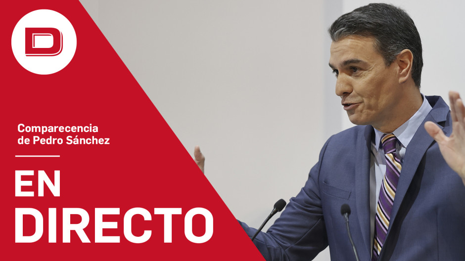 Comparecencia Pedro Sánchez