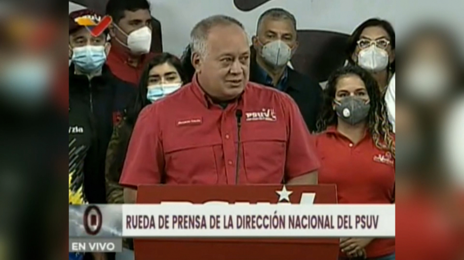 El primer vicepresidente del oficialista Partido Socialista Unido de Venezuela (PSUV)