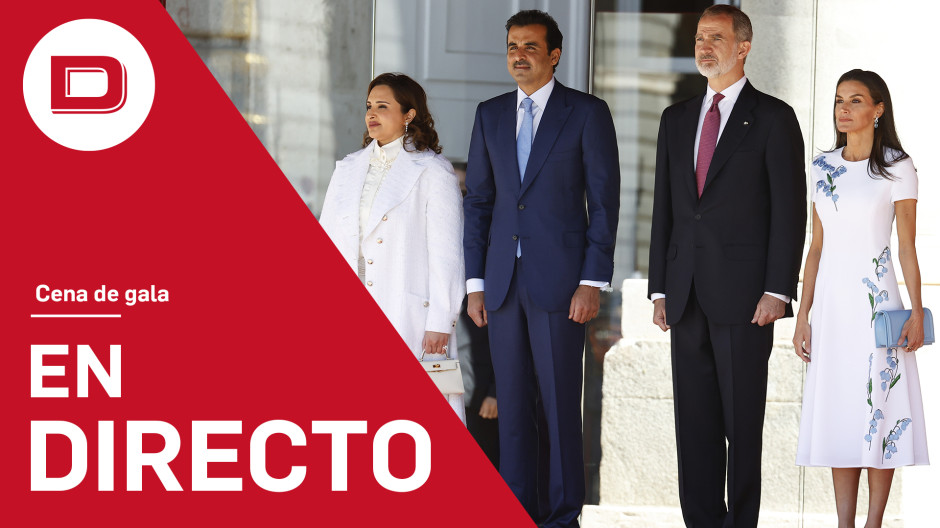 Directo | Cena de gala con el emir de Qatar