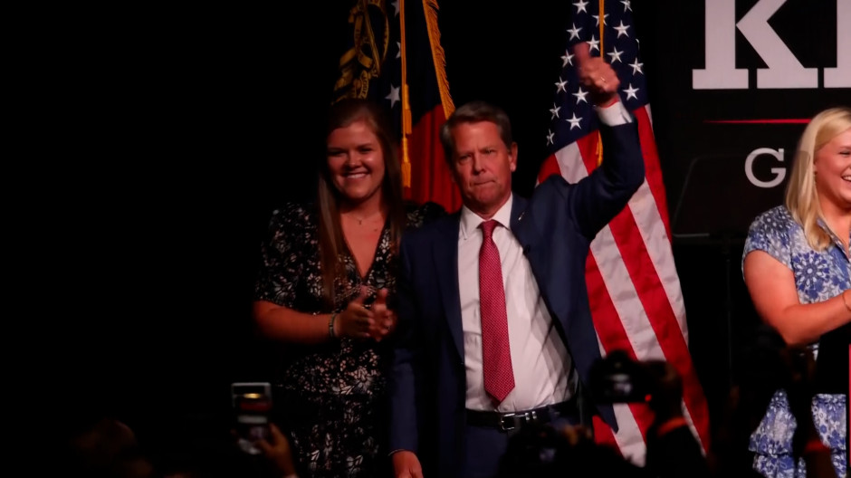 El gobernador de Georgia, Brian Kemp