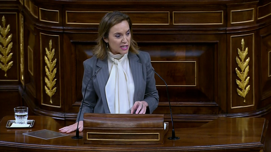 La portavoz del PP en el Congreso, Cuca Gamarra