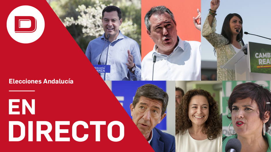 Sigue en directo el debate de los seis principales candidatos a la Presidencia de la Junta de Andalucía