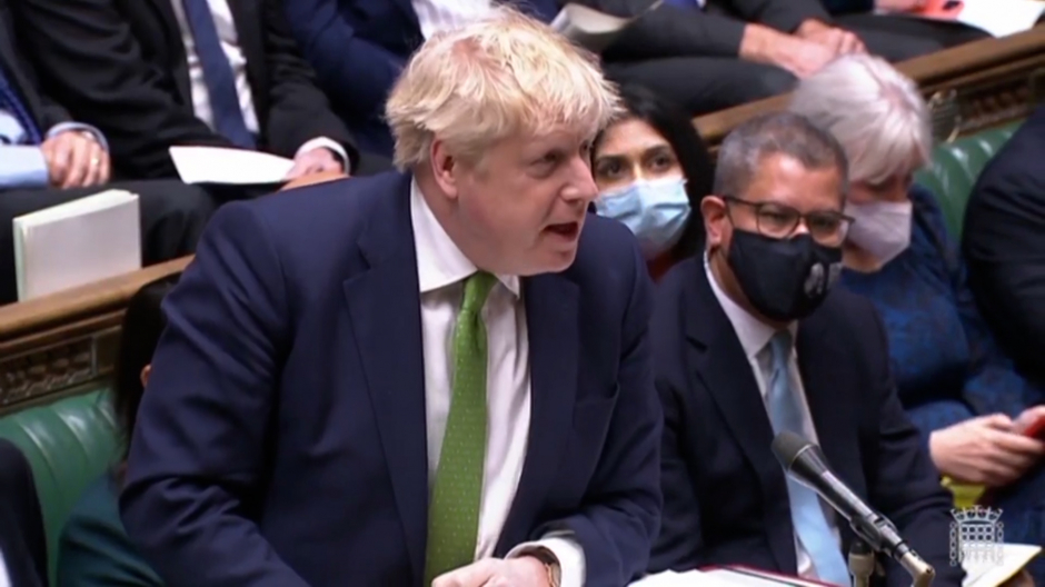 Imagen del Primer Ministro de Reino Unido, Boris Johnson