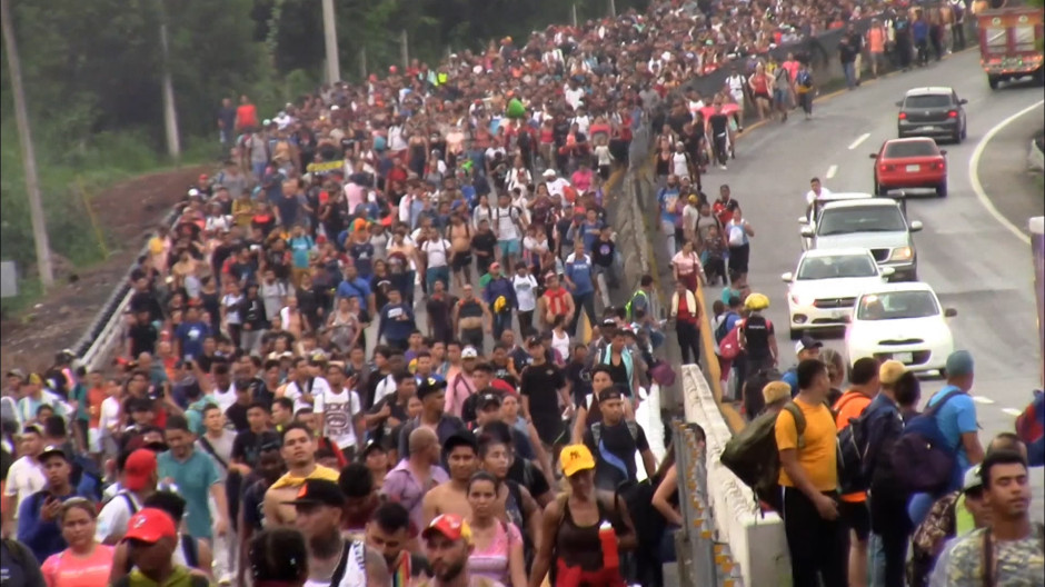 Una caravana de 15.000 migrantes