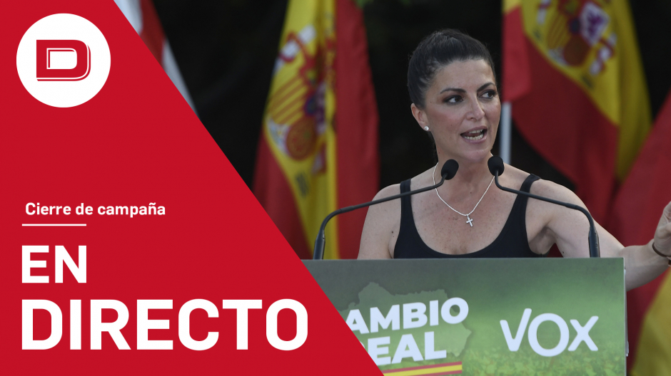 Cierre de campaña de Vox con Abascal, Olona y Ortega Lara