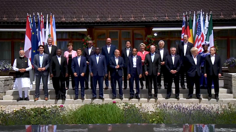 Imagen de los Líderes del G7 y sus países socios en Alemania