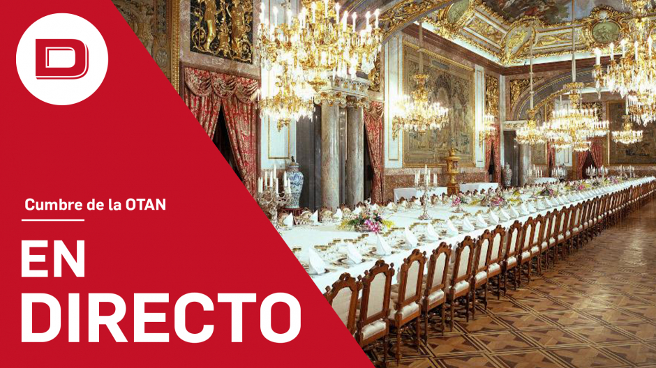 Directo | Los Reyes ofrecen una cena en el Palacio Real por la cumbre de la OTAN