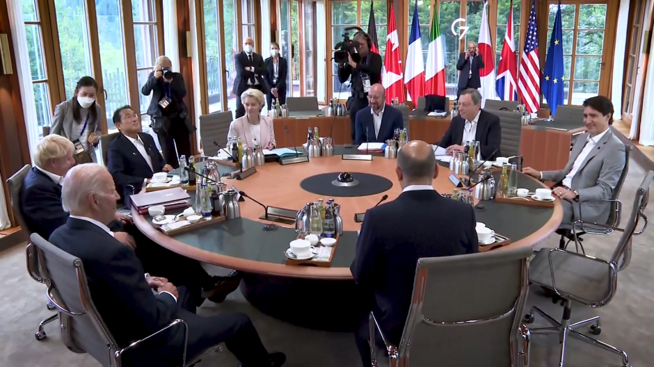 Imagen de los líderes del G-7 reunidos en Alemania