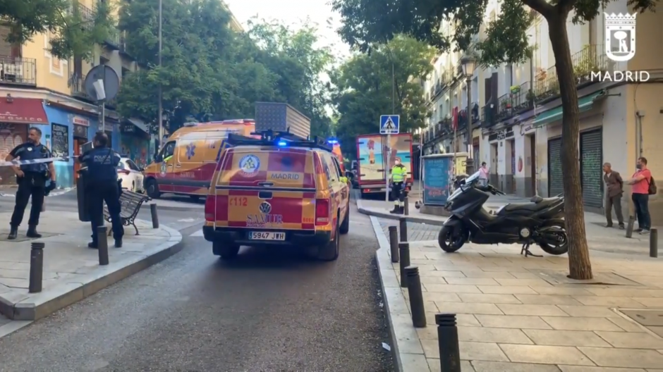 Apuñalan de gravedad a un hombre esta mañana en Lavapiés (Madrid)