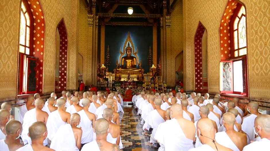 Imagen de monjes budistas