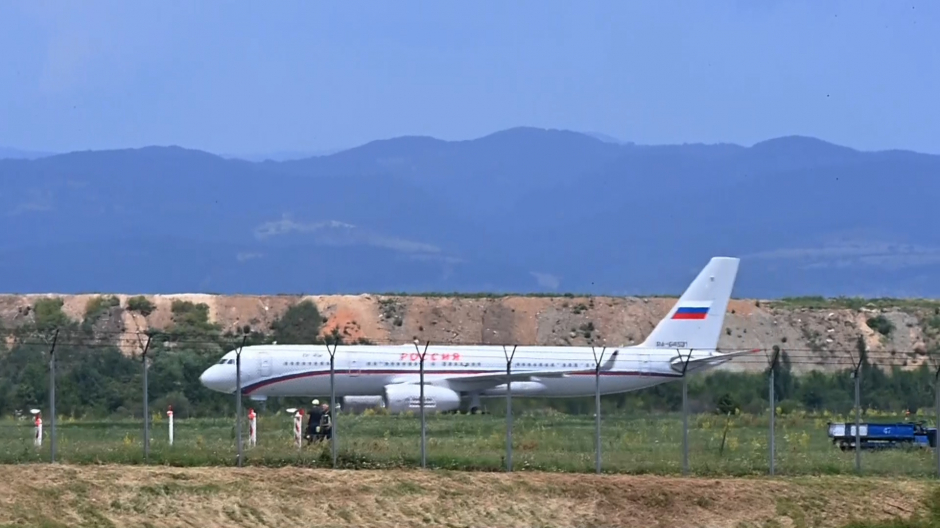 Avión ruso en Bulgaria