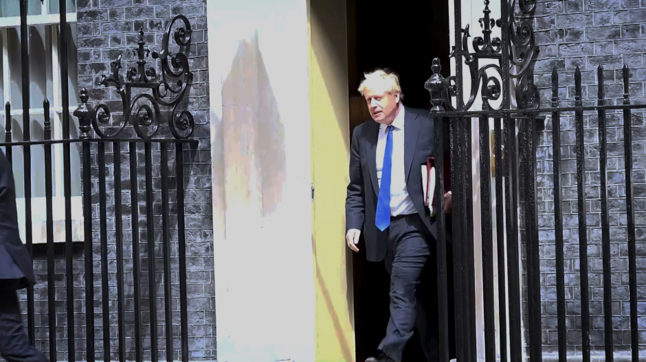Imagen del primer ministro británico, Boris Johnson