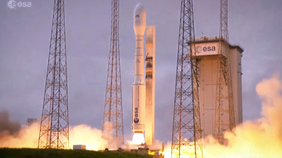 Imagen del lanzamiento del cohete Vega-C