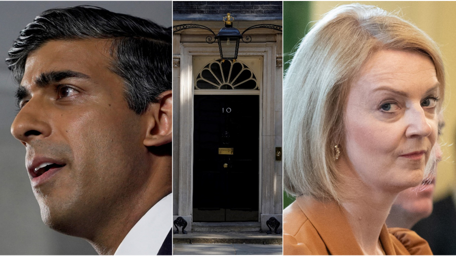 Rishi Sunak, antiguo ministro de Hacienda, y Liz Truss, actual ministra de Exteriores: los dos posibles sucesores de Boris Johnson