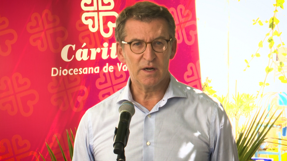 Imagen del líder del PP, Alberto Núñez Feijóo