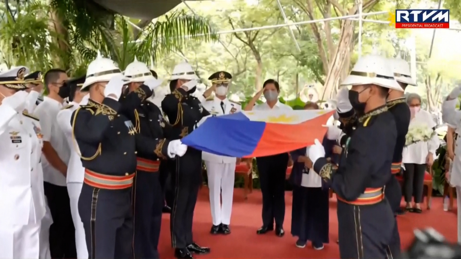 Filipinas da su último adiós al expresidente Fidel Ramos