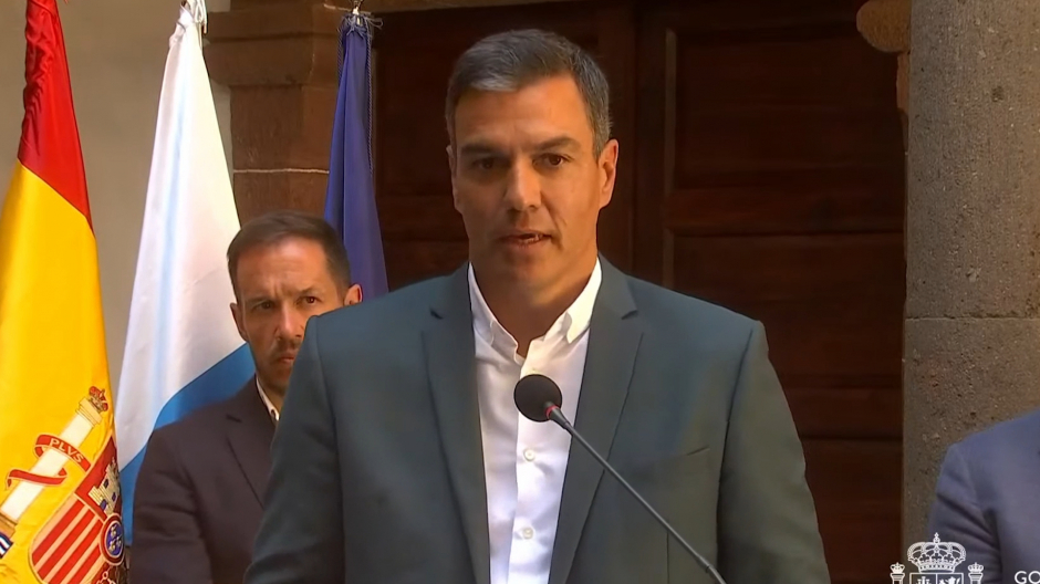 El presidente del Gobierno, Pedro Sánchez, declara antes los medios