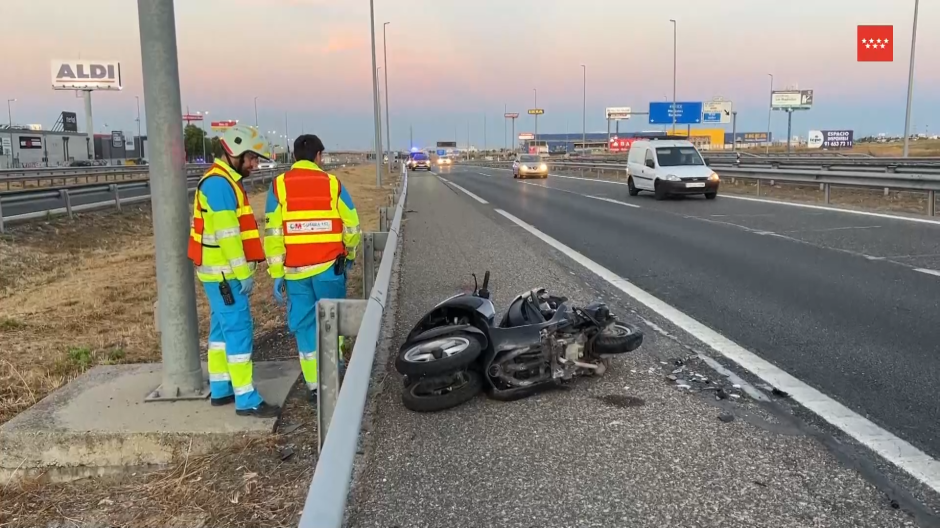 Dos muertos en dos accidentes en la A5 de Madrid con apenas 45 minutos de diferencia