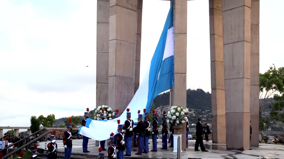 Imagen de la conmemoración de los 201 años de independencia de Honduras