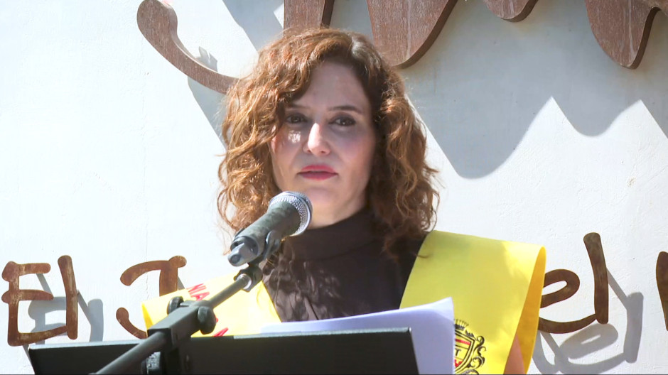 Ayuso acepta en un evento «lúdico» ser la presidenta de Tabarnia en Madrid