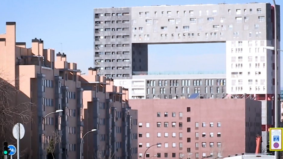Imagen de edificios de Sanchinarro, Madrid