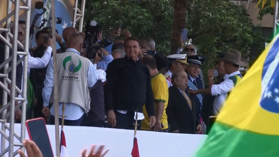 El presidente brasileño, Jair Bolsonaro