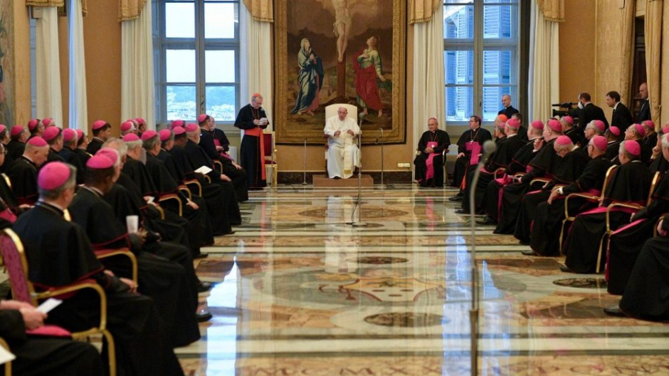 El Papa Francisco, reunido con los nuncios apostólicos en el Vaticano