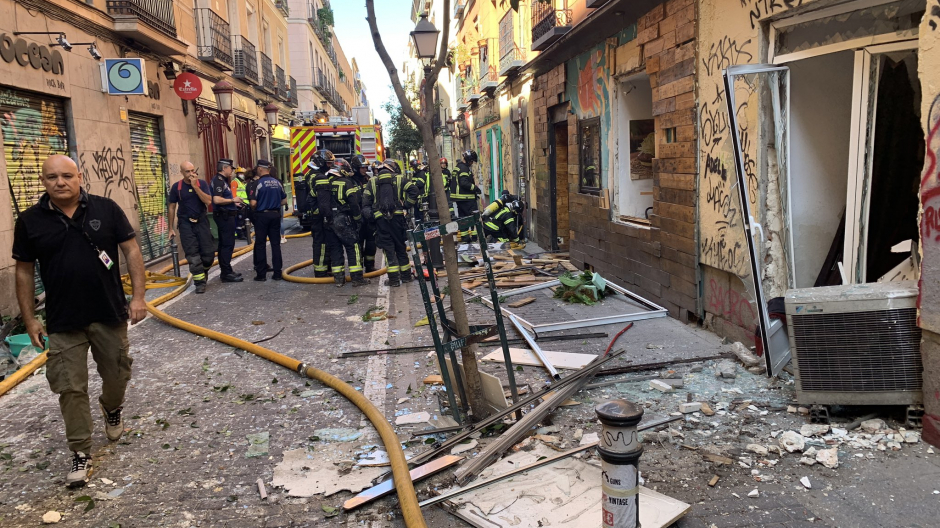 Explosión en la calle San Vicente Ferrer
