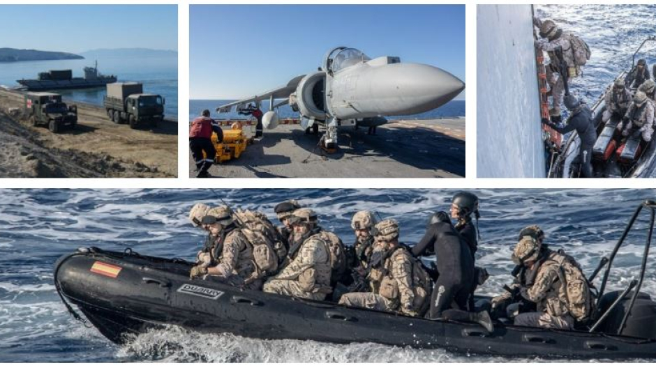 Varias imágenes de los ejercicios Dynamic Mariner que la Armada lleva a cano con la OTAN en Turquía