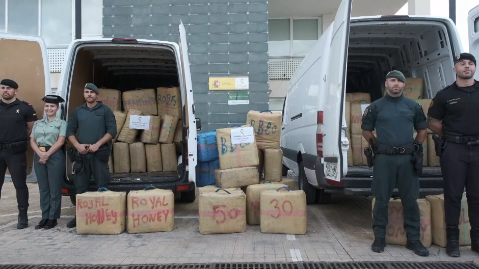 Incautadas 4,3 toneladas de hachís en el interior de un vehículo en Ibiza