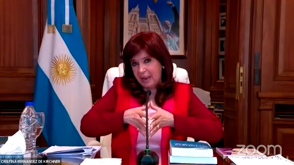 La vicepresidenta argentina, Cristina Fernández