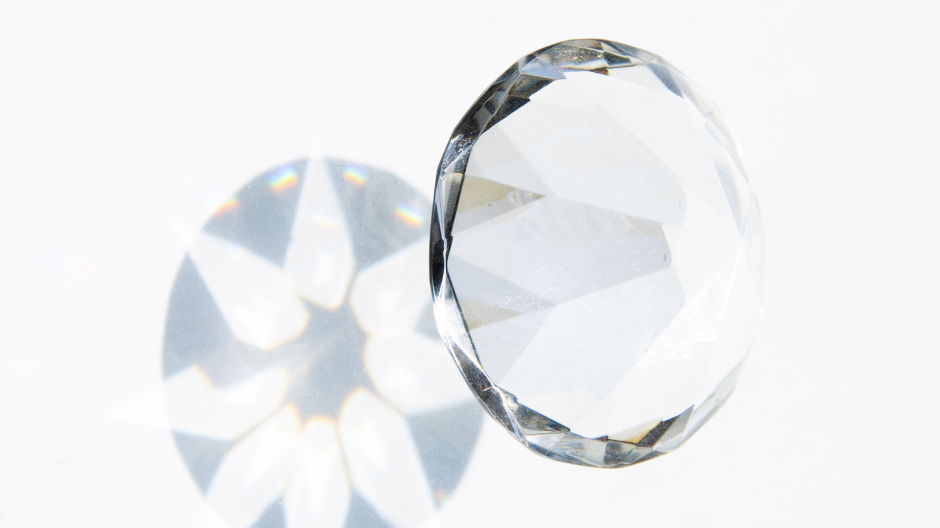 Imagen de un diamante sintético