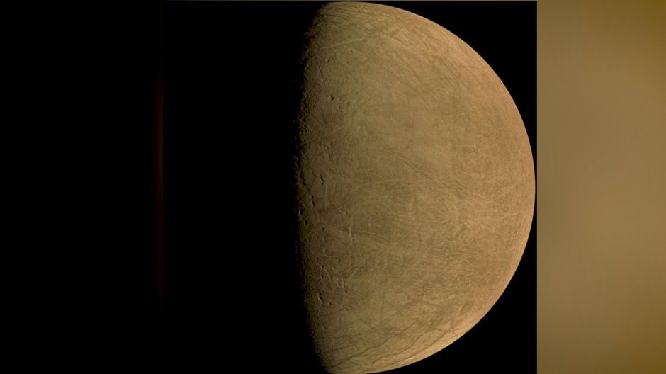 Imagen de la luna Europa