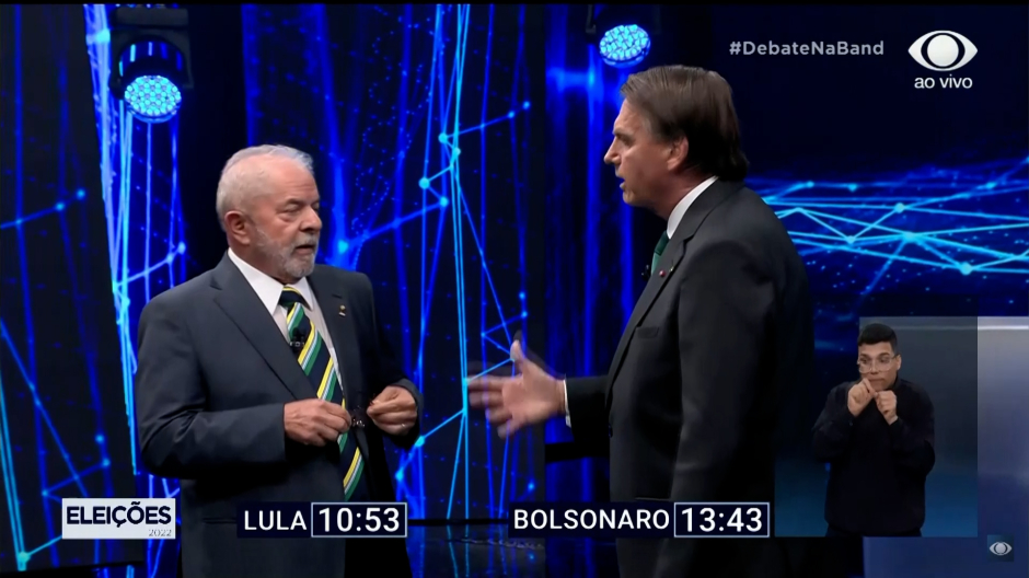 El presidente Jair Bolsonaro y el exmandatario Luiz Inácio Lula da Silva