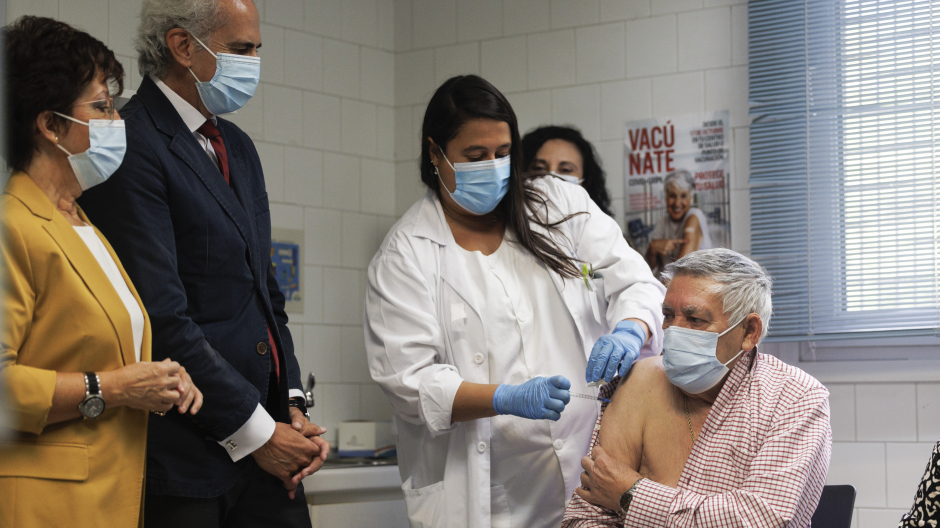 Comienza la vacunación de la gripe y del covid en la Comunidad de Madrid