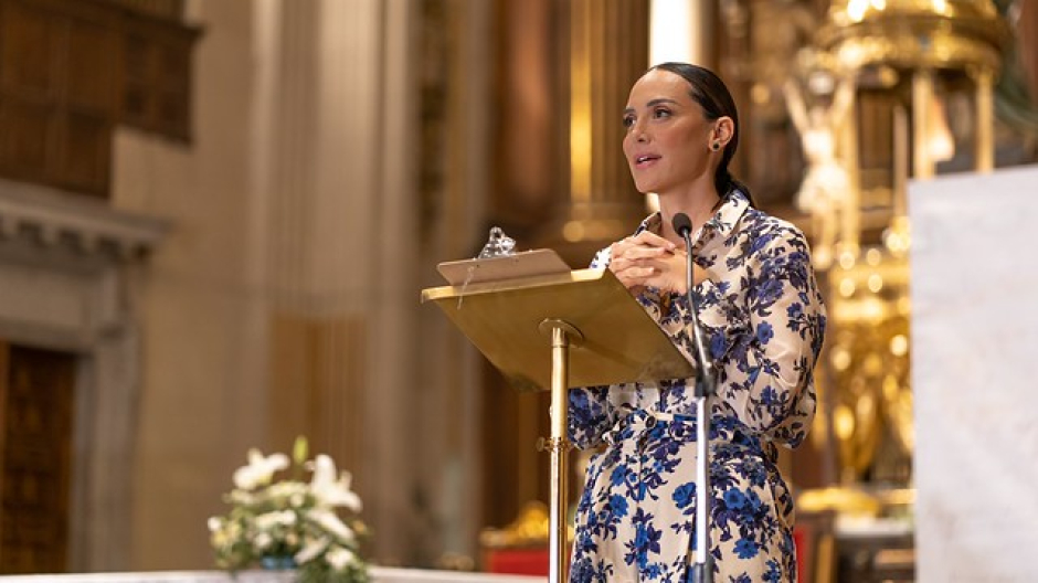 Tamara Falcó ha testimoniado su fe cristiana en el pregón del Domund 2022