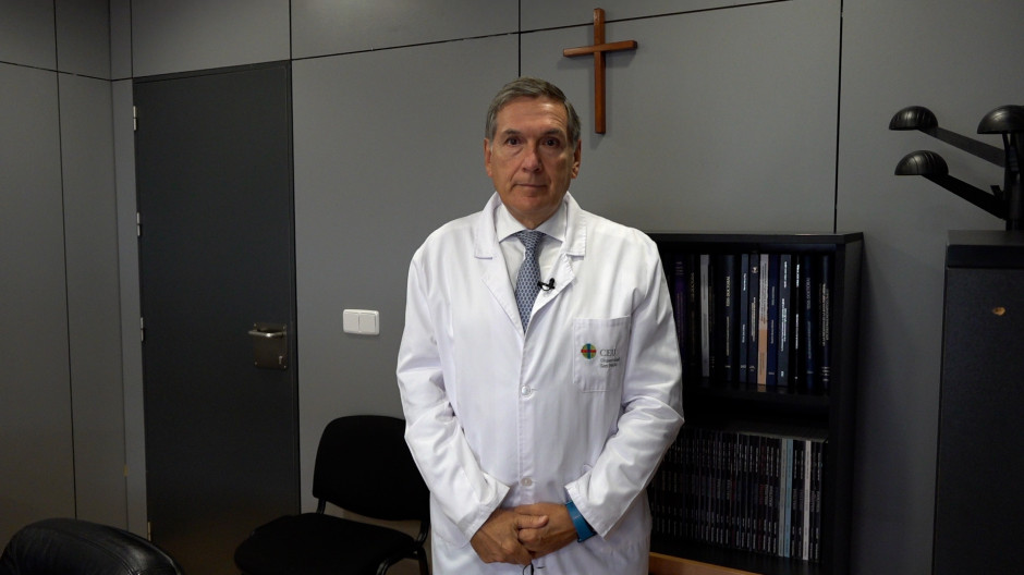 El Decano de la Facultad de Medicina de la Universidad San Pablo CEU, Tomás Chivato