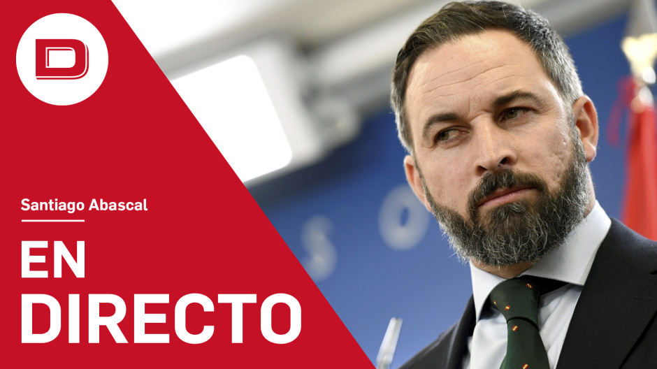 Santiago Abascal, en directo