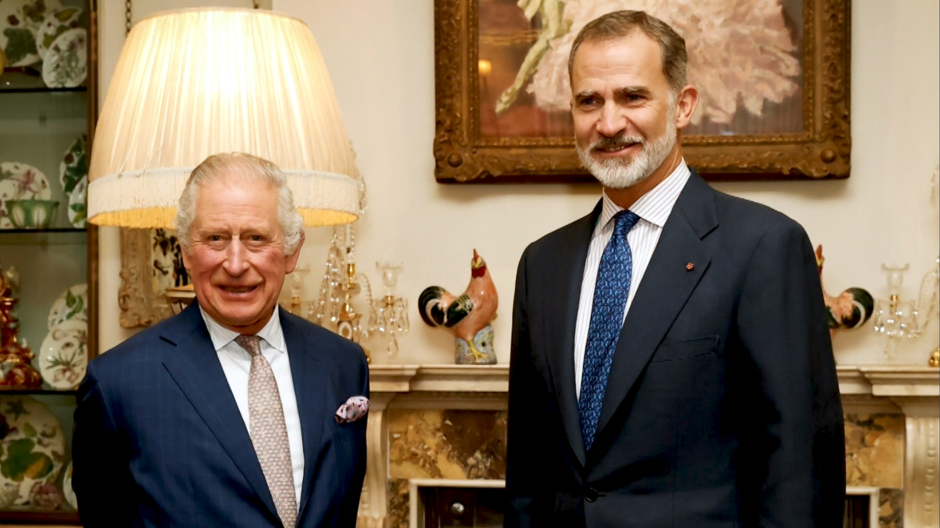 Encuentro entre el Rey Felipe VI y Carlos III de Inglaterra