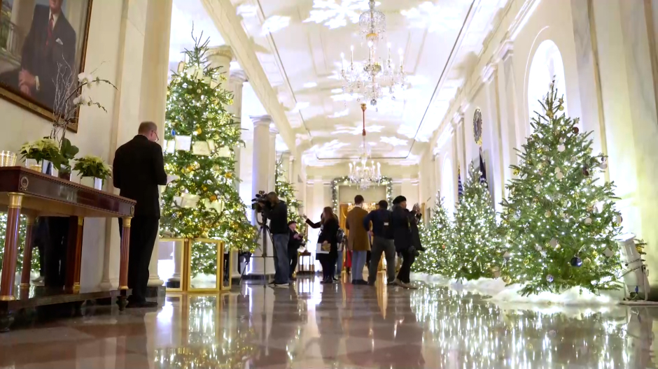 La Casa Blanca presenta su decoración de Navidad con más de 83.000 luces