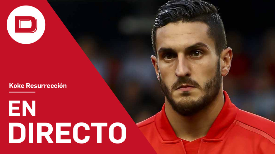 Koke, en directo