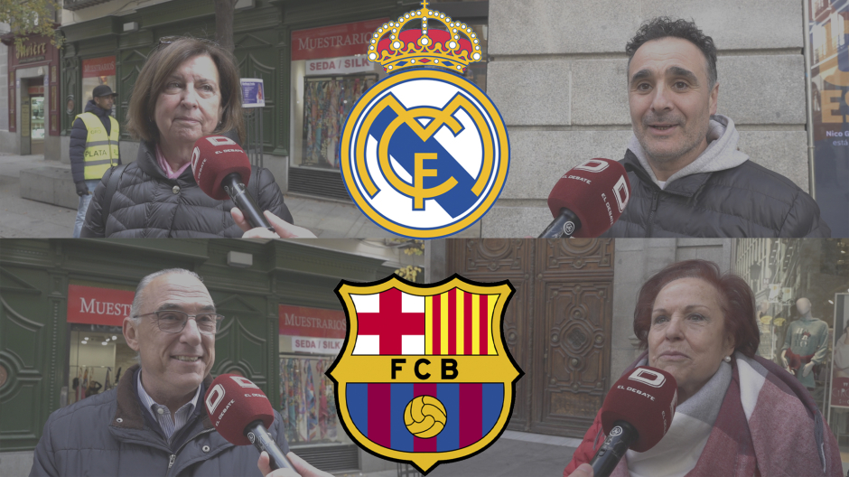 Los ciudadanos deciden entre el Real Madrid y el Fútbol Club Barcelona