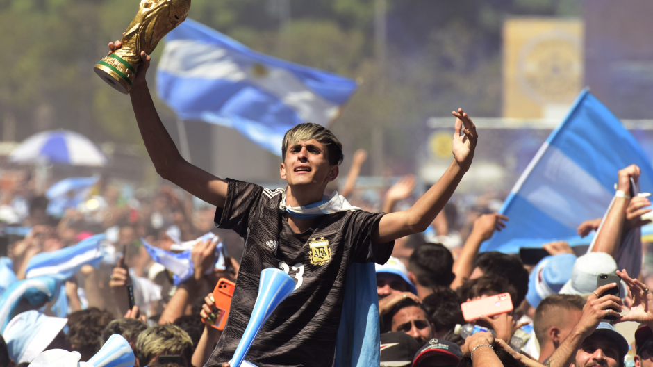 Buenos Aires celebra con Messi el tercer Mundial de Argentina
