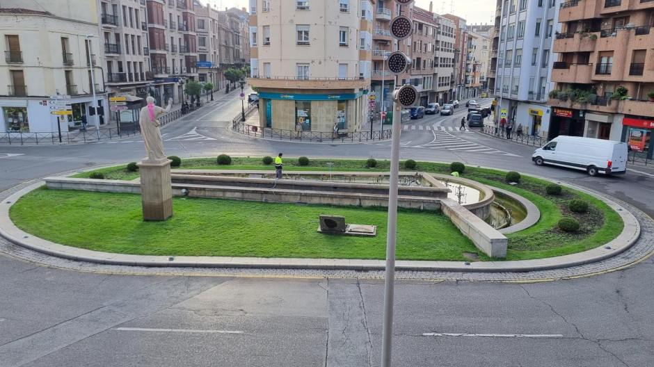 Glorieta de Quintiliano en Calahorra, La Rioja