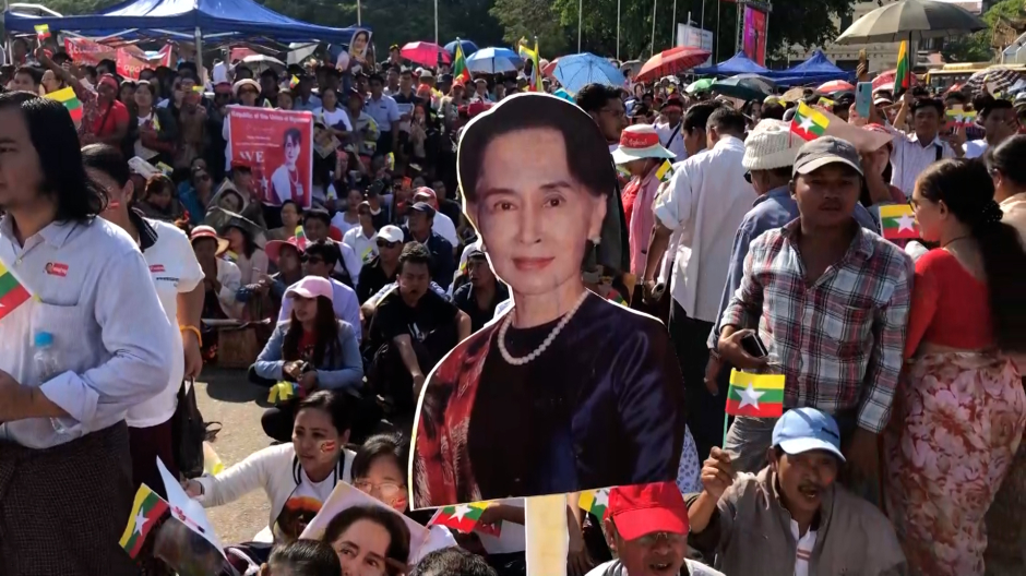 Cartel de Suu Kyi