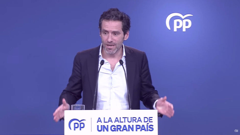 Rueda de prensa del portavoz del Comité de Campaña del PP