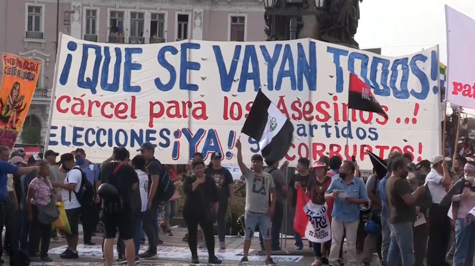Manifestación en Lima